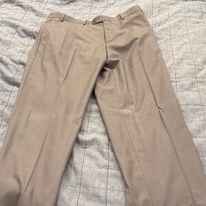 Calvin Klein Men's Beige Dress Pants